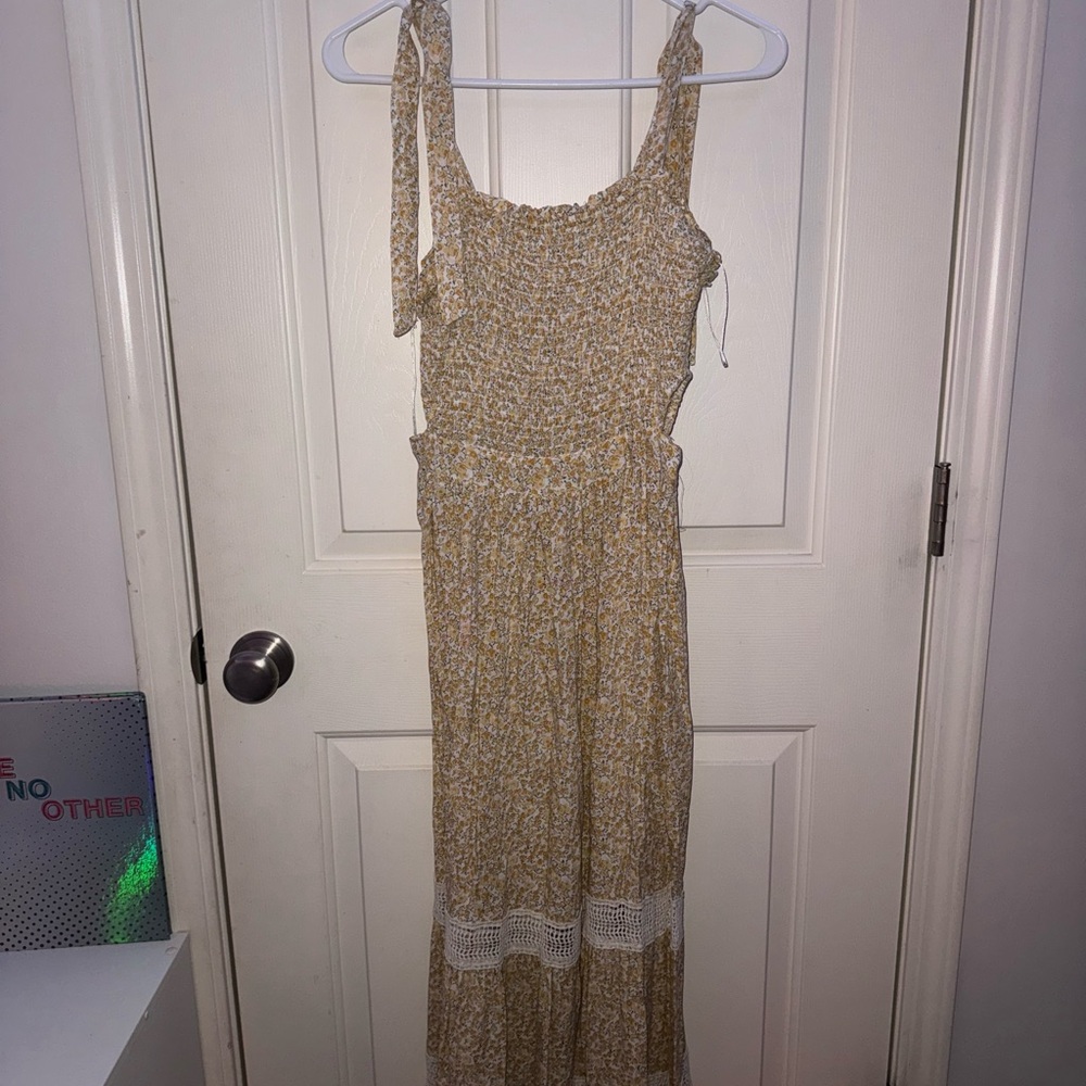 Sincerely Jules Yellow Floral Maxi Dress